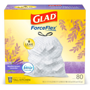 Glad ForceFlex Tall Kitchen Drawstring Trash Bags (CLO78902CT) View Product Image
