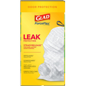 Glad Forceflex Tall Kitchen Drawstring Trash Bags (CLO79114) View Product Image