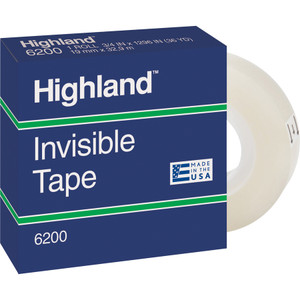 Highland 3/4"W Matte-finish Invisible Tape (MMM6200341000BD) View Product Image