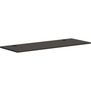 HON Mod HLPLRW6624 Work Surface - x 66" Width x 24" Depth - Finish: Slate Teak Product Image 
