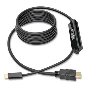 Tripp Lite USB Type C to HDMI Cable, 6 ft, Black (TRPU444006H) View Product Image