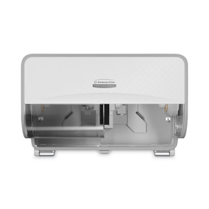 Kimberly-Clark Professional* ICON Coreless Standard Roll Toilet Paper Dispenser, 8.43 x 13 x 7.25, White Mosaic View Product Image