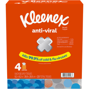 Kleenex Anti-Viral Facial Tissue (KCC54506CT) View Product Image