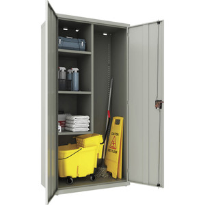 Lorell 4-shelf Steel Janitorial Cabinet (LLR00019) View Product Image