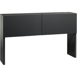 Lorell Charcoal Steel Desk Series Stack-on Hutch (LLR79170) View Product Image