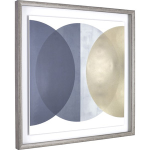 Lorell Circle Design Framed Abstract Art (LLR04474) View Product Image