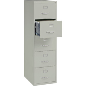 Lorell Commercial Grade Vertical File Cabinet - 5-Drawer (LLR48502) View Product Image