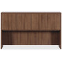 Lorell Essentials Series Walnut 4-Door Hutch (LLR69976) Product Image