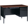 Lorell Fortress Series 48" Right Single-Pedestal Desk - (LLR66902) Product Image 