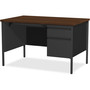 Lorell Fortress Series 48" Right Single-Pedestal Desk (LLR66902) View Product Image