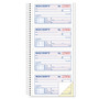 TOPS Carbonless 2-part Money Receipt Book - 200 Sheet(s) - Wire Bound - 2 Part - Carbonless Copy - 5.50" x 11" Sheet Size Product Image 