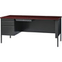 Lorell Fortress Series Left-Pedestal Desk (LLR60919) View Product Image