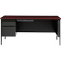 Lorell Fortress Series Left-Pedestal Desk (LLR60919) View Product Image