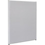 Lorell Panel System Partition Fabric Panel - 48.4" Width x 71" Height - Steel Frame - Gray Product Image 