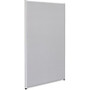 Lorell Panel System Partition Fabric Panel - 36.4" Width x 71" Height - Steel Frame - Gray Product Image 