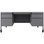 Lorell Fortress Steel Teachers Desk (LLR66946) View Product Image