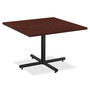 Lorell Hospitality Square Tabletop - Mahogany (LLR62582) View Product Image