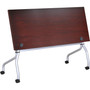 Lorell Mahogany Flip Top Training Table (LLR60718) View Product Image