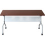 Lorell Mahogany Flip Top Training Table (LLR60717) View Product Image