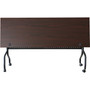 Lorell Mahogany Flip Top Training Table (LLR59514) View Product Image