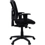 Lorell Managerial Mesh Mid-back Chair (LLR86209) View Product Image