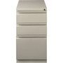 Lorell 20" Box/Box/File Mobile File Cabinet with Full-Width Pull - 15" Width x 20" Depth x 27.7" Height - (LLR49520) Product Image 