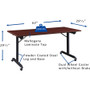 Lorell Mobile Folding Training Table (LLR60740) View Product Image