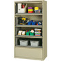 Lorell Fortress Lateral File with Roll-Out Shelf - 36" Width x 18.6" Depth x 68.8" Height - (LLR43512) View Product Image