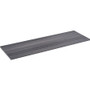 Lorell Relevance Series Tabletop - 71.6" Width x 24" Depth x 1" Thickness Table Top - Straight Edge - Finish: Charcoal, Laminate Product Image 