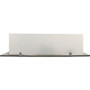 Lorell Relevance Series Modesty/Privacy Panel - 49.2" Width x 15.7" Height - Clear Product Image 