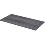 Lorell Relevance Series Tabletop - 59.9" Width x 29.5" Depth x 1" Thickness Table Top - Straight Edge - Finish: Charcoal, Laminate Product Image 