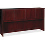 Lorell Prominence 2.0 Hutch - 39" Height x 72" Width x 16" Depth - 4 Door(s) - Material: Particleboard - Finish: Laminate - (LLRPH7239MY) Product Image 