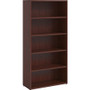 Lorell Prominence 2.0 Bookcase - 69" Height x 34" Width x 12" Depth, x 1" Thickness Top - 0 Door(s) - 6 Shelve(s) - Band Edge - Material: Particleboard Product Image 