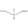 Lorell Mounting Arm for Monitor - Gray - Height Adjustable - 3 Display(s) Supported - 15.40 lb Load Capacity - 75 x 75, 100 x 100 Product Image 