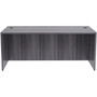 Lorell Weathered Charcoal Laminate Desking Desk Shell (LLR69550) View Product Image