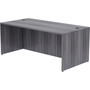 Lorell Weathered Charcoal Laminate Desking Desk Shell (LLR69550) View Product Image