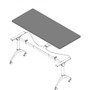 Lorell Width-Adjustable Training Table Top (LLR62559) View Product Image