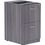 Lorell Weathered Charcoal Laminate Desking Pedestal - 2-Drawer (LLR69559) View Product Image