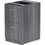 Lorell Weathered Charcoal Laminate Desking Pedestal - 2-Drawer (LLR69559) View Product Image