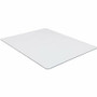 Lorell Tempered Glass Chairmat - Carpet, Hardwood Floor, Marble, Hard Floor - 60" Length x 48" Width x 0.250" Thickness - Rectangular - Tempered Glass - Clear Product Image 