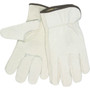 MCR Safety Leather Driver Gloves - Large Size - Beige Product Image 