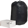 Nature Saver Black Low-density Recycled Can Liners - Extra Large Size - 60 gal Capacity - 58" Length x 38" Width x 2 mil (51 Micron) Thickness - Low Density - Black Product Image 