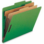 Nature Saver Legal Recycled Classification Folder - 8 1/2" x 14" - 2" for Folder - 2 Divider(s) - 25 pt. - Green Product Image 