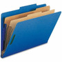 Nature Saver Legal Recycled Classification Folder - 8 1/2" x 14" - 2" for Folder - 2 Divider(s) - 25 pt. - Dark Blue Product Image 