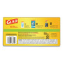 Glad ForceFlex Kitchen Drawstring Trash Bags, 13 gal, Gain Original Scent, 24 x 27.38, White, 80/Box View Product Image