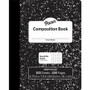 Pacon Composition Book - 100 Sheets - 200 Pages - Quad Ruled Front Ruling - 0.20" Ruled - 9.75" Height x 7.5" Width x 0.1" Length Product Image 