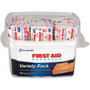 First Aid Only Assorted Bandage Box Kit - Clear - Plastic, Fabric - 150/Box Product Image 