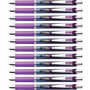EnerGel EnerGel RTX Liquid Gel Pens - 0.5 mm Fine Needle Pen Point - Refillable - Retractable - Violet Ink - Gel-based Product Image 
