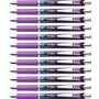 EnerGel EnerGel RTX Liquid Gel Pens - 0.5 mm Fine Needle Pen Point - Refillable - Retractable - Violet Ink - Gel-based Product Image 