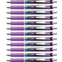 EnerGel EnerGel RTX Liquid Gel Pens - 0.7 mm Medium Needle Pen Point - Refillable - Retractable - Violet Ink - Gel-based Product Image 